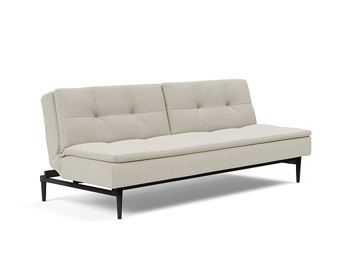 Innovation - Dublexo sovesofa med styletto ben 115x210 cm-527-Sorte Egetræs ben