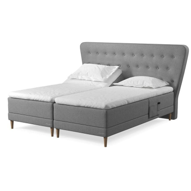Dunlopillo Passion boxelevationsseng 180x200 cm - INKL. Gavl og ben - Udstillingsmodel - Outlet