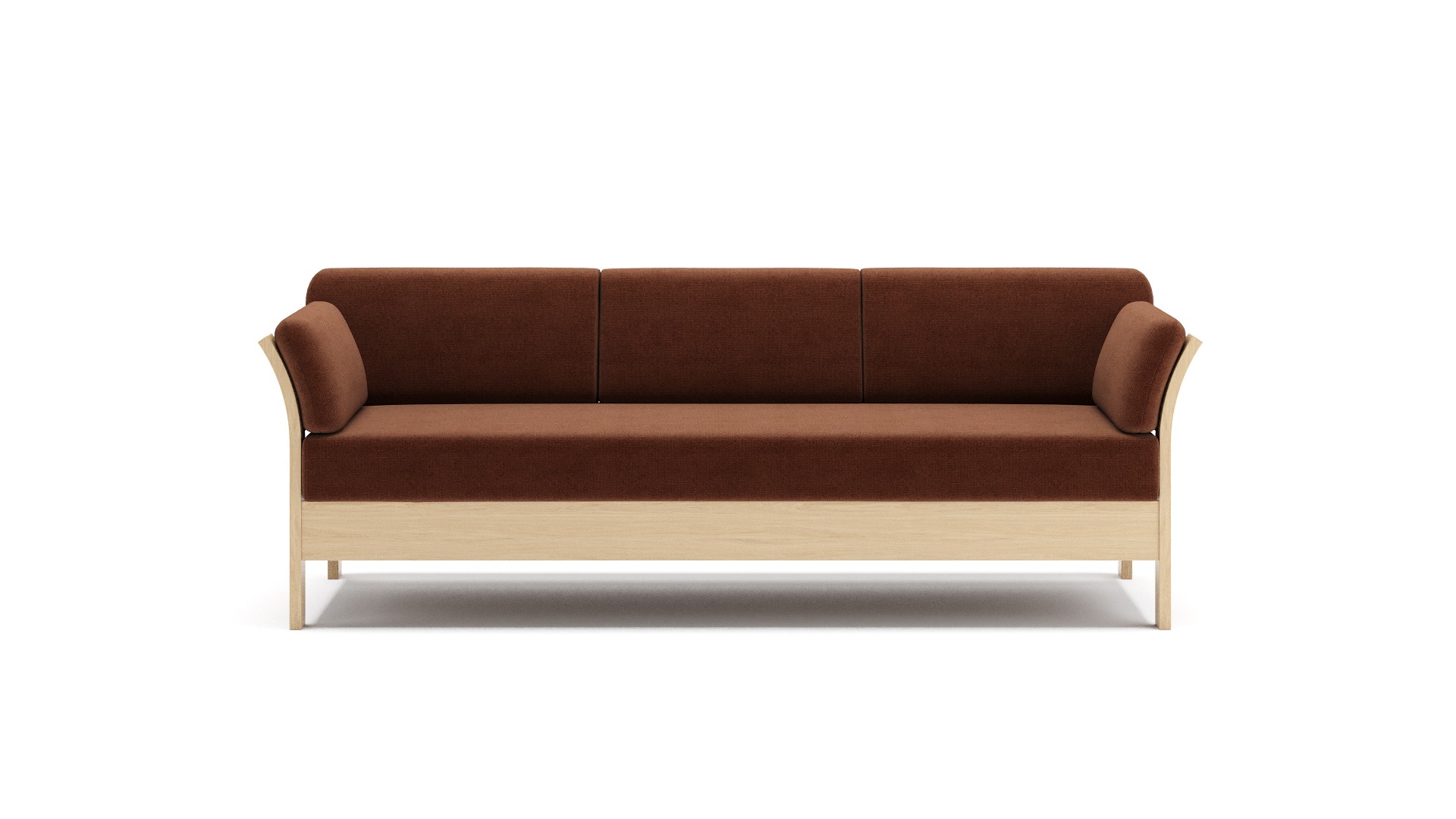 Hestbæk -  sovesofa model 151 - Bøg sæbe -  valg mellem forskellige farver