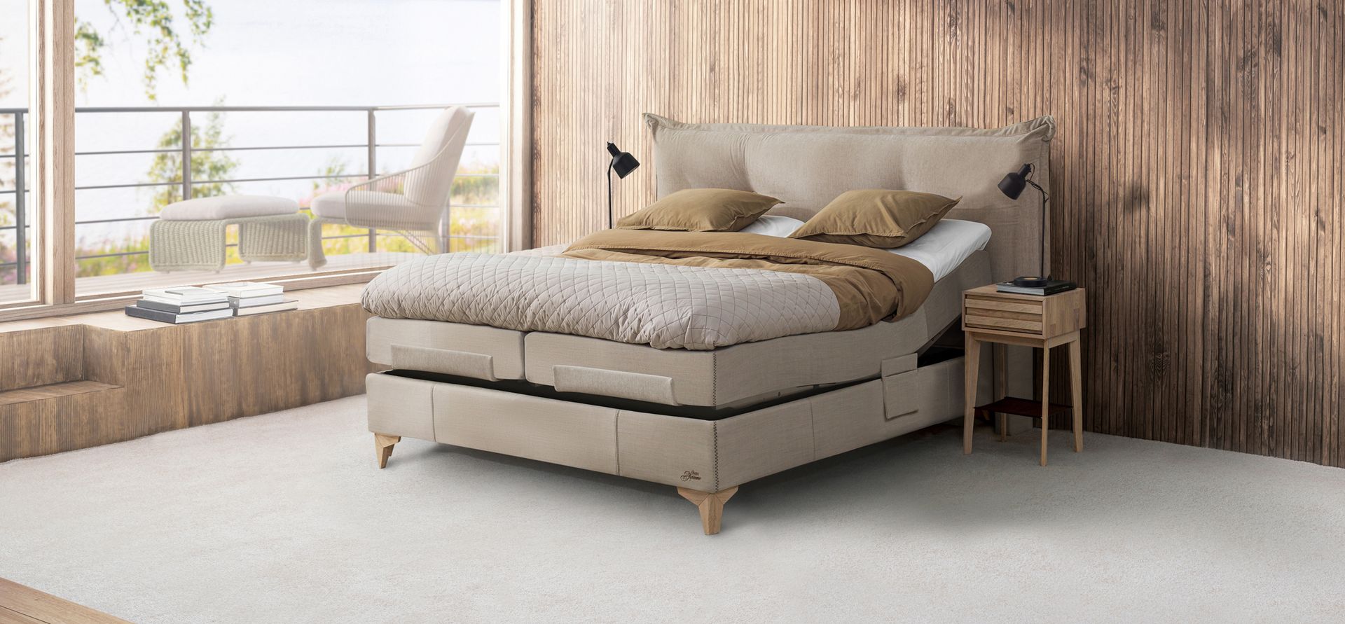 Jensen –  Supreme Dream elevationsseng – 120×200 cm