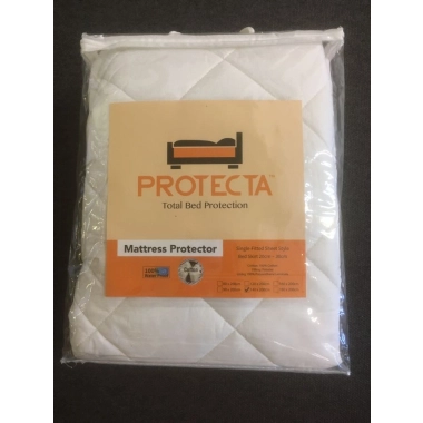 Protector rullemadras - 100% bomulds overflade - 100% vandtæt rullemadras - 120x200 - Vandtæt rullemadras
