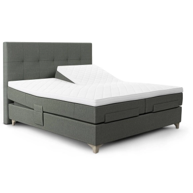 Jensen Prestige Dream Elevationsseng 180x210 cm - inkl. topmadras og ben - Elevationsseng 180x210 CM