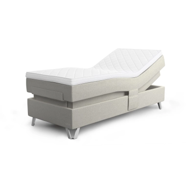 Jensen Prestige Aqtive II Elevationsseng 90x200 cm - Dobbeltfjedret elevationsseng - Elevationsseng 90x200 CM