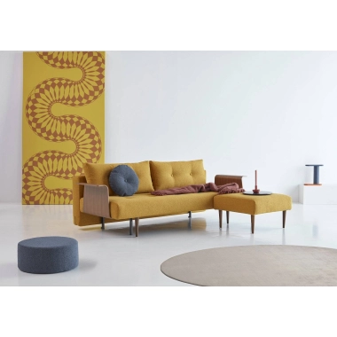 INNOVATION Recast Dark Stylletto m/lakeret valnød arm - INNOVATION LIVING