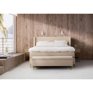 Jensen Supreme Kontinentalseng 160x210 cm - Dobbeltseng med ekstra længde - senge