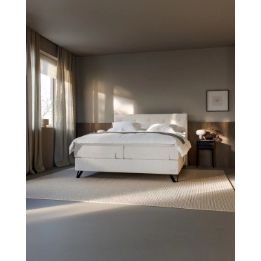 Jensen Prestige Aqtive II Elevationsseng 180x210 cm - Dobbeltfjedrende med pocket system - Elevationsseng 180x210 CM