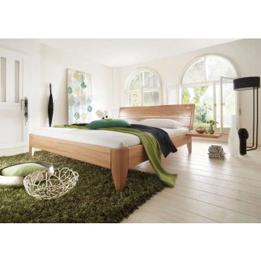 Easy Sleep sengeramme gavl NR. 2 - 120 x 200 cm (120x210/220 cm) - Egetræ / Kernebøg - Sengeramme B: 120 CM