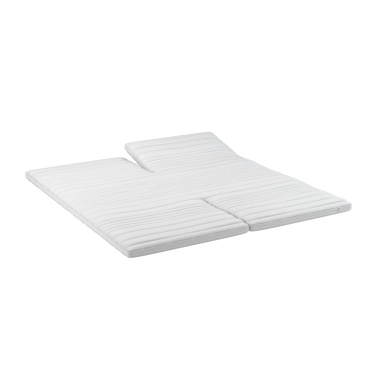Karma Lux H-Split topmadras med 60 mm Latex kerne - slids i begge ender- elevations topmadras - 