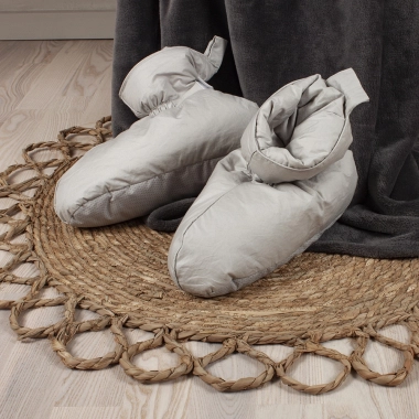 Dun sokker Grå - Medium - Hold dine fødder varme - Arctic