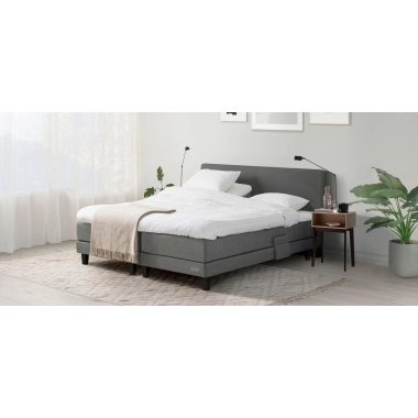 Jensen Diplomat Lean elevationsseng 210x210 cm - Inkl. Sleep topmadras - Jensen