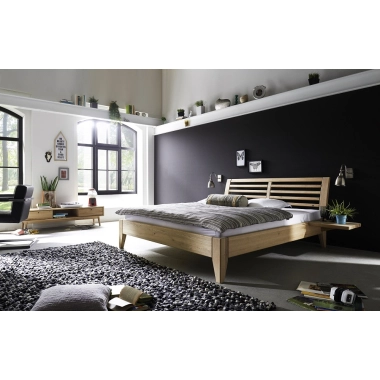 Easy Sleep sengeramme NR. 5 - 180x200 cm - Eg Olie - Inkl. madrasser og rammebund - Sengeramme B: 180 CM
