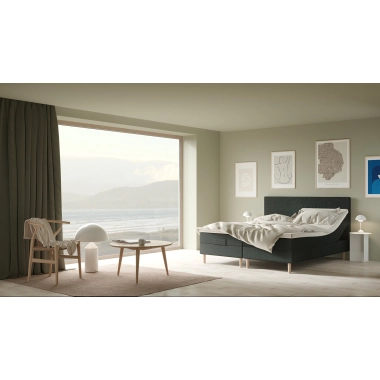 Happii Classic elevationsseng 140x200 cm - App, natlys & 7 zoner - Produkter til Optimal søvn