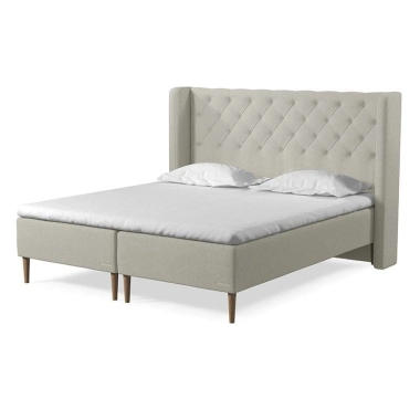 Dunlopillo Pure Boxmadras 180x200 – Demo Model inkl topmadras, gavl og ben - Solrød Afdeling