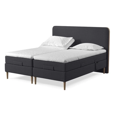 Dunlopillo Pure elevationsseng 160x200 cm – udstillingsmodel inkl. gavl og ben - Solrød Afdeling